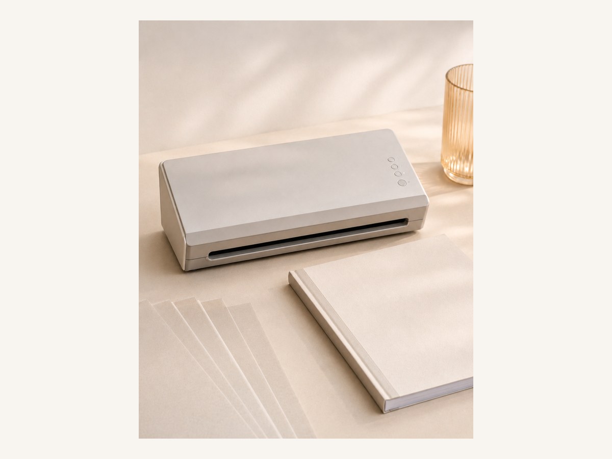 Laminiergerät mit Folien-Set config