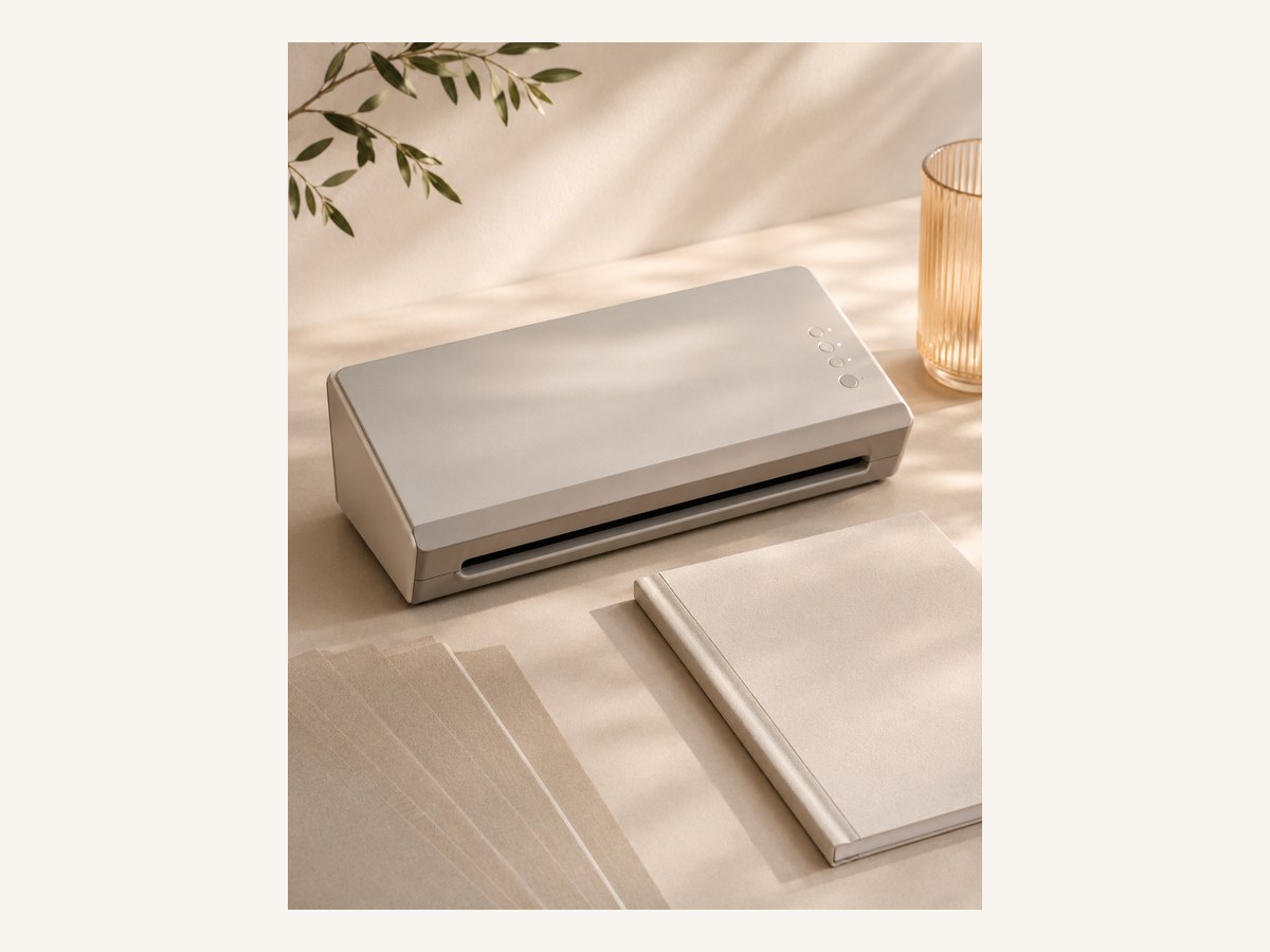 Laminiergerät mit Folien-Set package